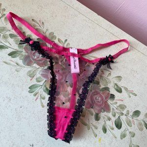 Agent Provocateur Poppie pink thong